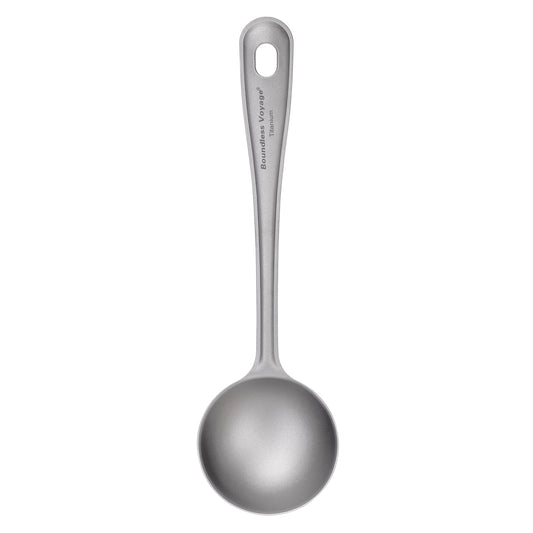 Boundless Voyage Titanium Coffee Scoop Ground Coffee and Beans Measuring Spoon Ice-cream Dessert Tea Sugar Spoon