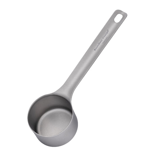 Boundless Voyage Titanium Coffee Scoop Ground Coffee and Beans Measuring Spoon Ice-cream Dessert Tea Sugar Spoon