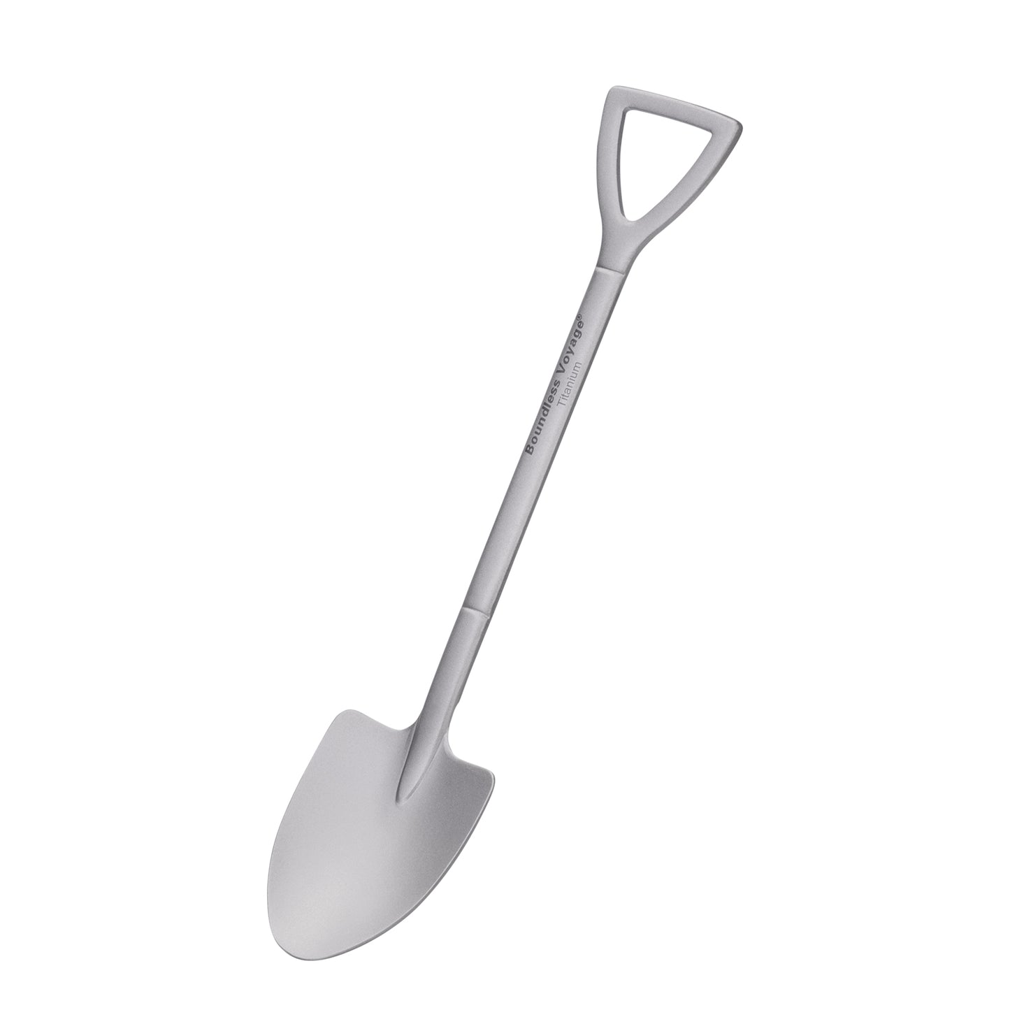 Boundless Voyage Mini Shovel-Shaped Titanium Spoon Creative Cute Dessert, Ice Cream, Fruit, Spoon Lightweight and Durable Tableware Outdoor Camping Home Used