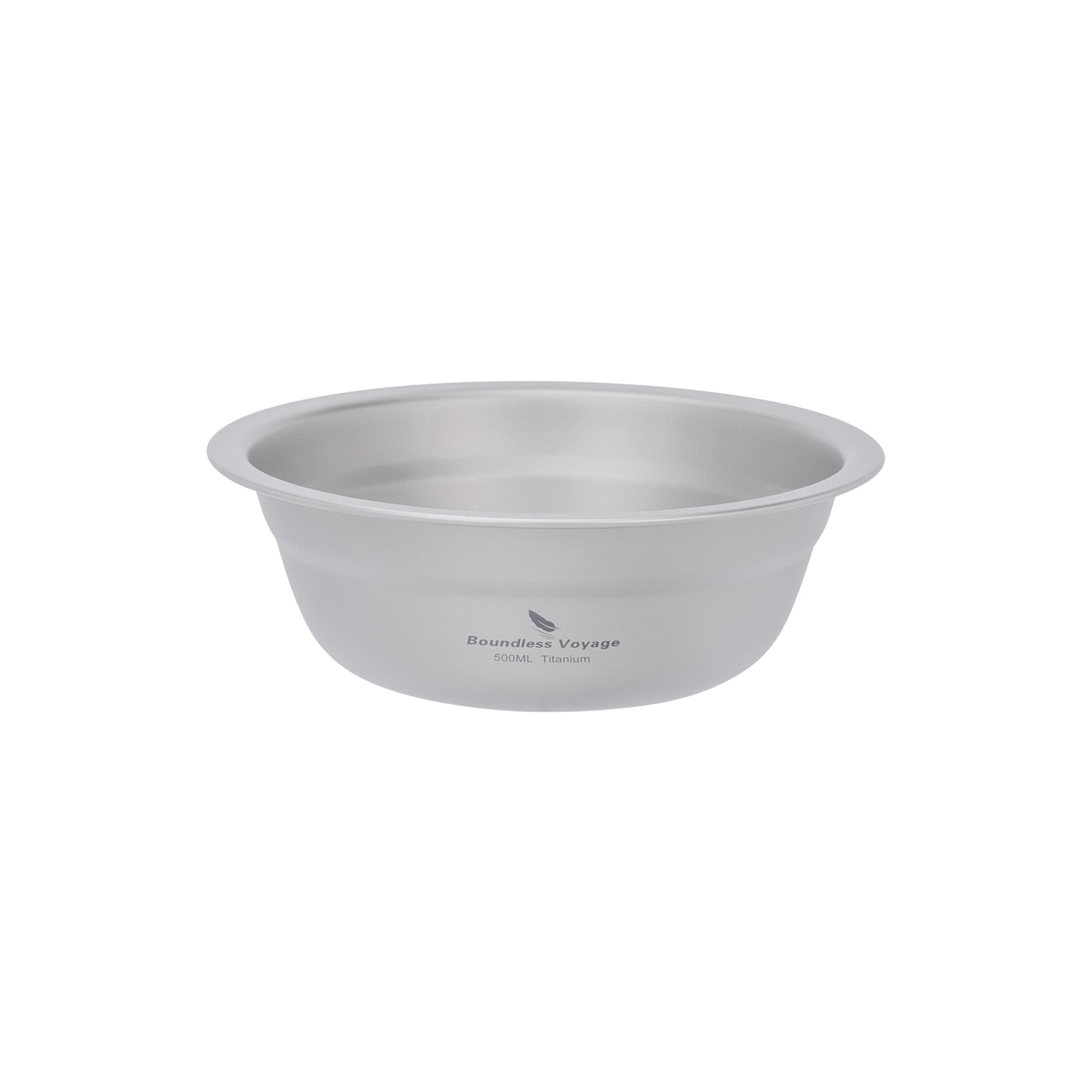 Boundless Voyage 500ml Titanium Bowl Rice Soup Salad Serving Bowl Ultralight Outdoor Camping Travel Durable Portable Tableware