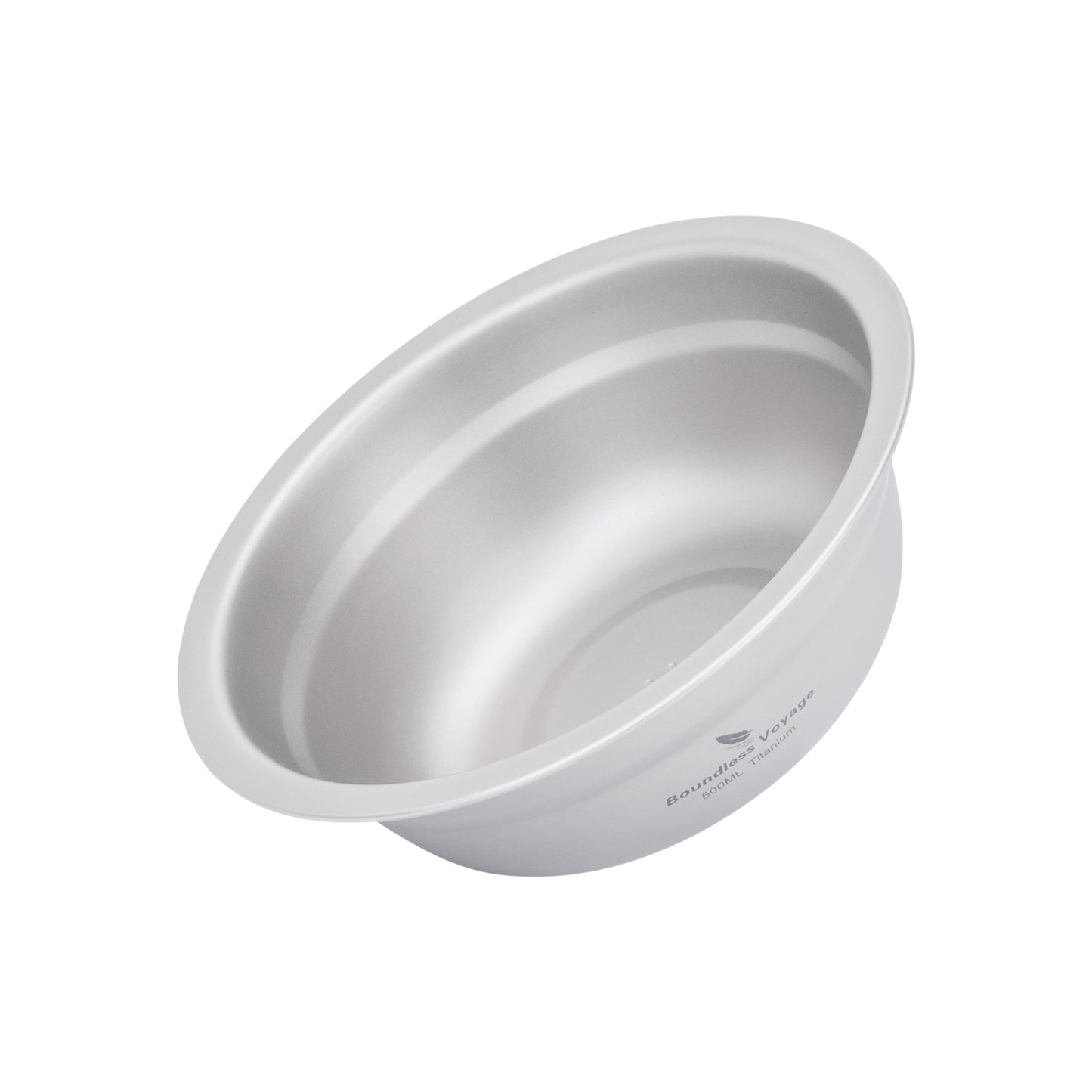 Boundless Voyage 500ml Titanium Bowl Rice Soup Salad Serving Bowl Ultralight Outdoor Camping Travel Durable Portable Tableware