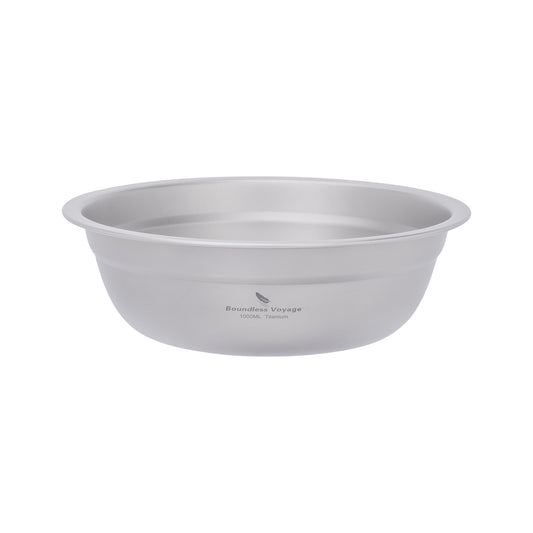 Boundless Voyage 1000ml Titanium Bowl Rice Soup Salad Serving Bowl Ultralight Outdoor Camping Travel Durable Portable Tableware