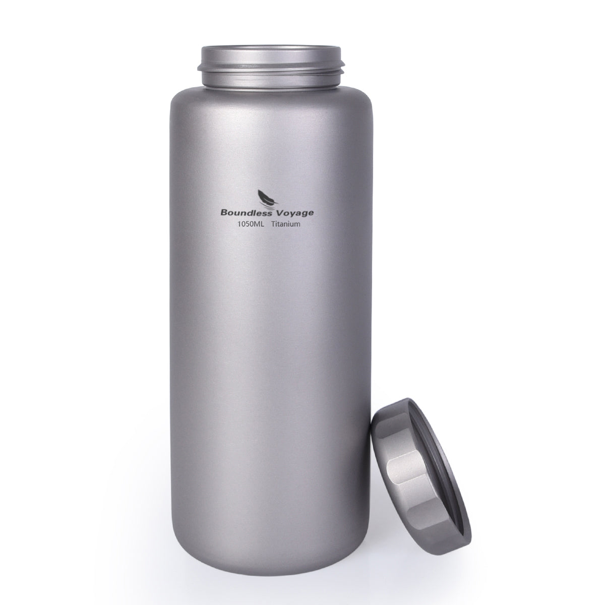 Boundless Voyage Titanium Water Bottle 1050ml For Outdoor Camping Hiking Lightweight Sport Bottle