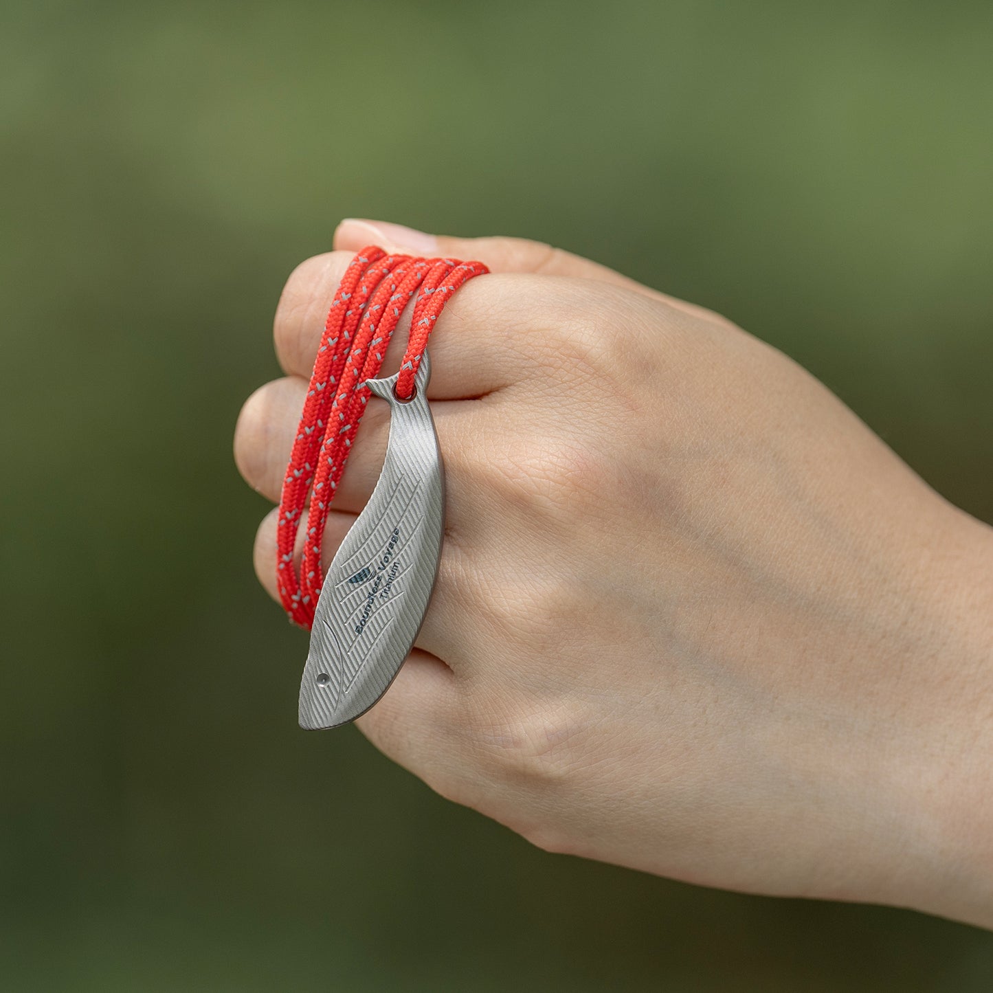 Boundless Voyage 120dB Titanium Survival Whistle Compact Emergency Safety Whistle Ultra-Light & Anti-Corrosion Rust-Proof Whistles for Outdoor, Hiking, Camping & Rescue