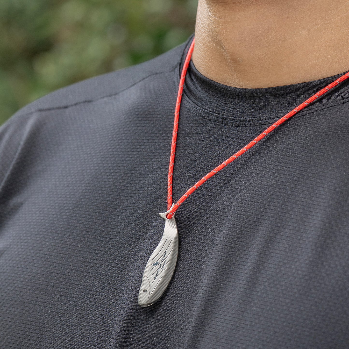 Boundless Voyage 120dB Titanium Survival Whistle Compact Emergency Safety Whistle Ultra-Light & Anti-Corrosion Rust-Proof Whistles for Outdoor, Hiking, Camping & Rescue