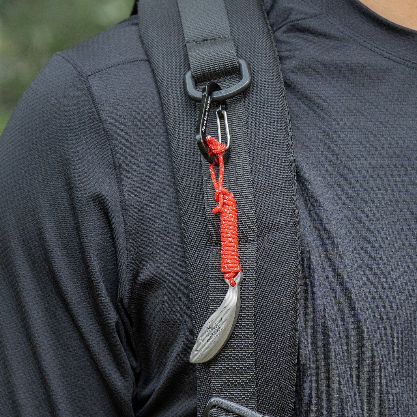 Boundless Voyage 120dB Titanium Survival Whistle Compact Emergency Safety Whistle Ultra-Light & Anti-Corrosion Rust-Proof Whistles for Outdoor, Hiking, Camping & Rescue