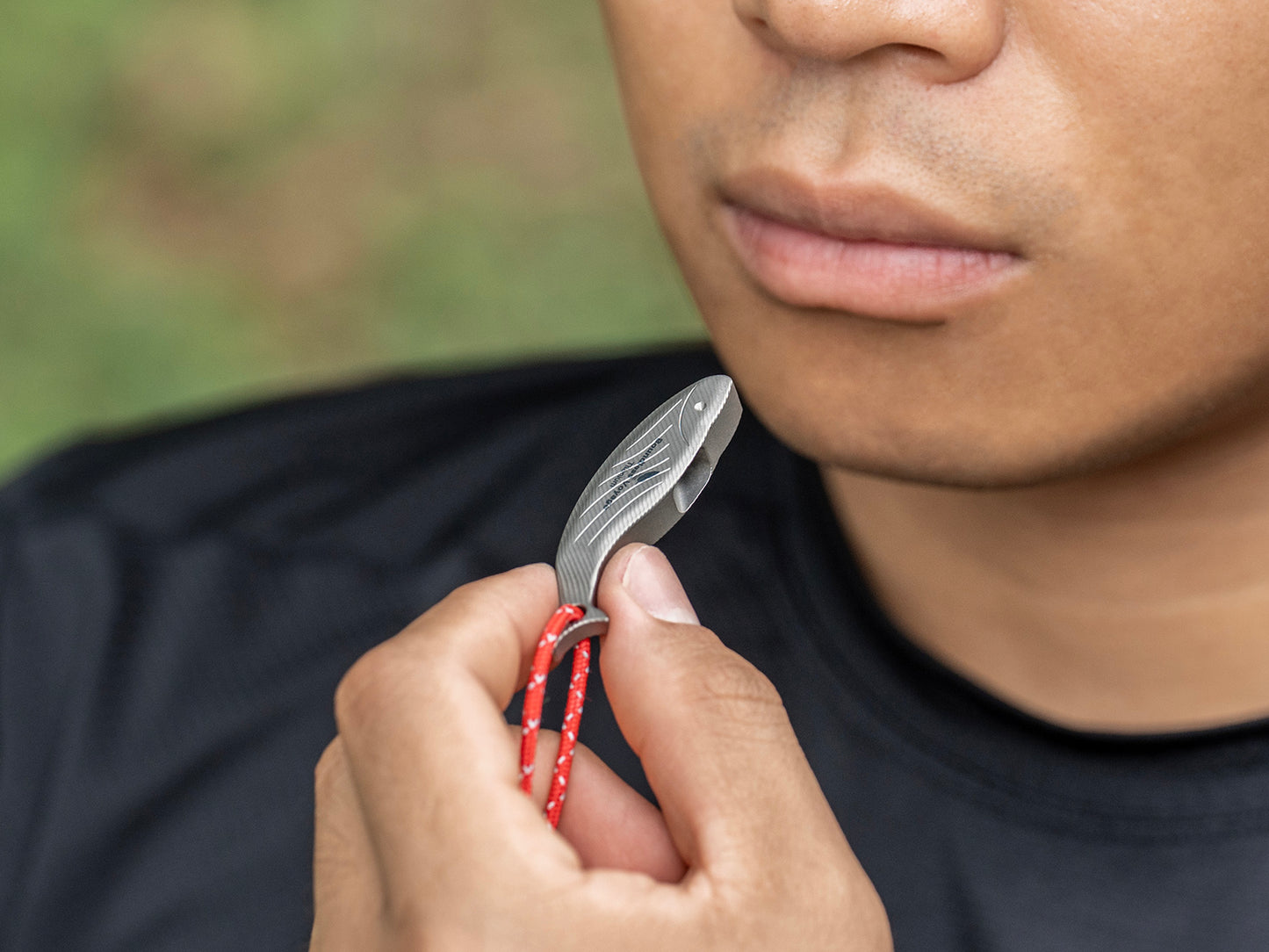 Boundless Voyage 120dB Titanium Survival Whistle Compact Emergency Safety Whistle Ultra-Light & Anti-Corrosion Rust-Proof Whistles for Outdoor, Hiking, Camping & Rescue