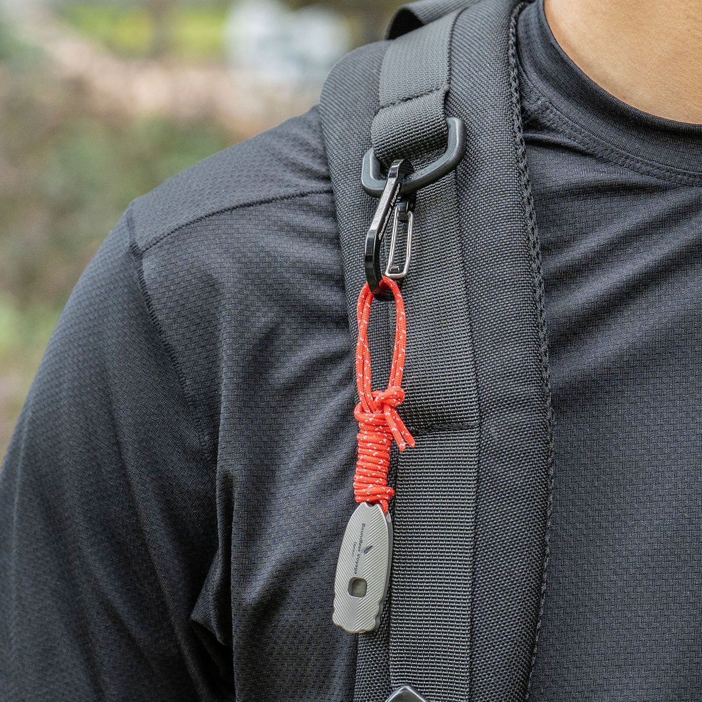 Boundless Voyage 120dB Titanium Survival Whistle Compact Emergency Safety Whistle Ultra-Light & Anti-Corrosion Rust-Proof Whistles for Outdoor, Hiking, Camping & Rescue