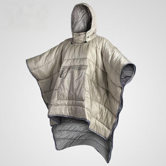 Adult Wearable Sleep Sack – Outdoor Camping & Hiking, Lightweight Hollow Cotton, Warm Winter Cloak Sleeping Bag