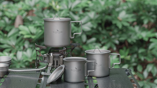 Boundless Voyage Camping Mug Titanium Tea Coffee Cup Lightweight Outdoor Travel Portable Drinkware