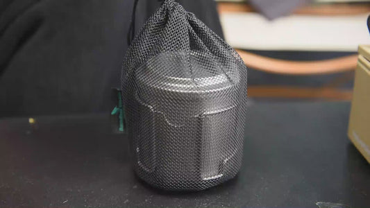 Boundless Voyage Titanium Mug with Tea Strainer 420ml/14.2 fl oz Portable Folding Handle Lightweight Tea Cup with Tea Filter Outdoor Camping Tea Maker