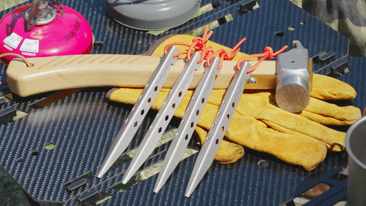 Boundless Voyage Camping Titanium Tent Stakes Pegs Nails Ultralight Outdoor Accessories