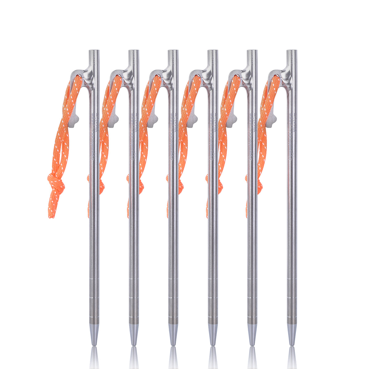Ultra-Durable Titanium Tent Pegs | Lightweight, Rust-Resistant & Strong for Camping, Hiking & Outdoor Adventures
