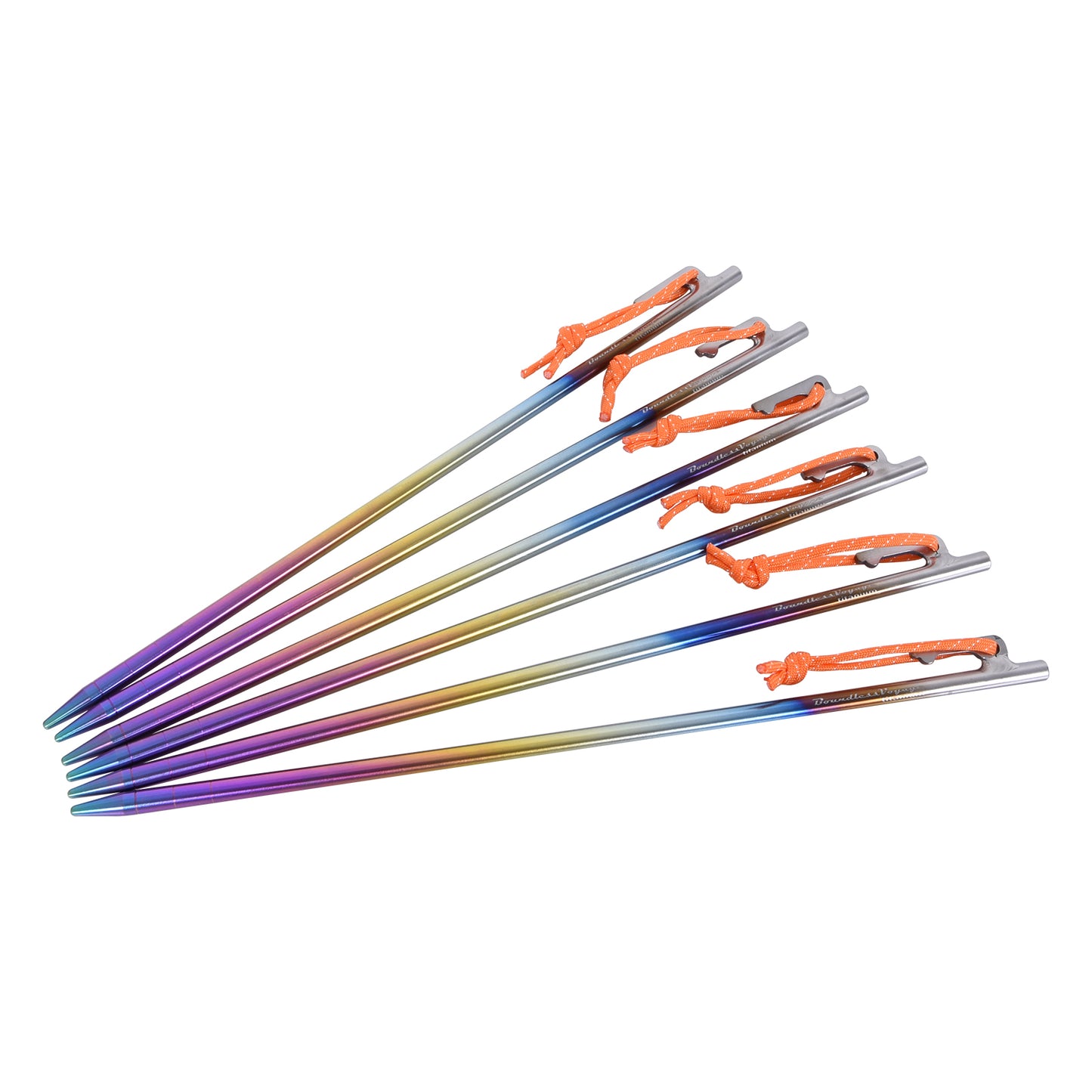 Titanium Tent Pegs | Ultra-Durable, Lightweight & Rust-Resistant for Secure Grounding on Outdoor Adventures