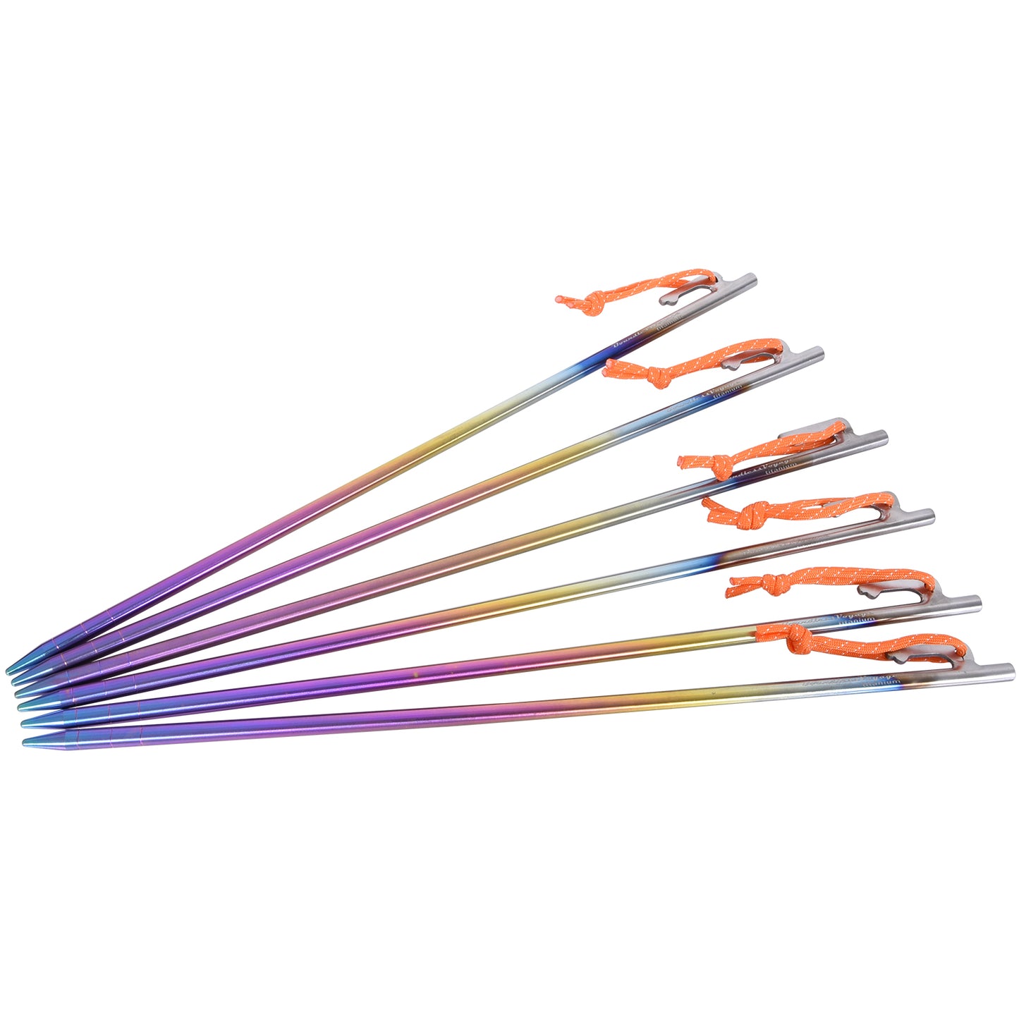 Titanium Tent Pegs | Ultra-Durable, Lightweight & Rust-Resistant for Secure Grounding on Outdoor Adventures