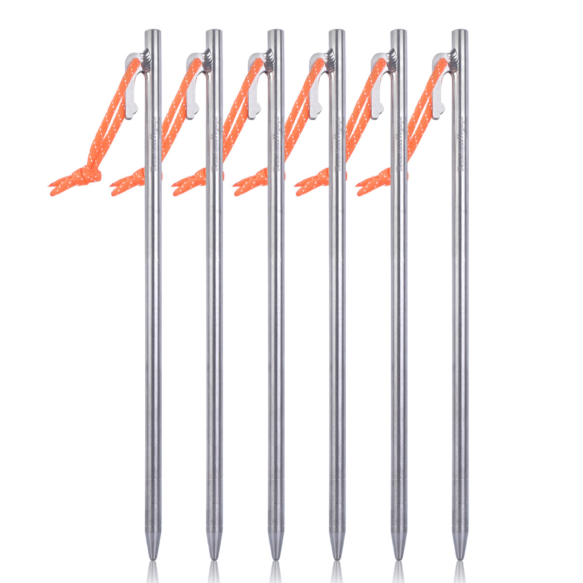 Ultra-Durable Titanium Tent Pegs | Lightweight, Rust-Resistant & Strong for Camping, Hiking & Outdoor Adventures