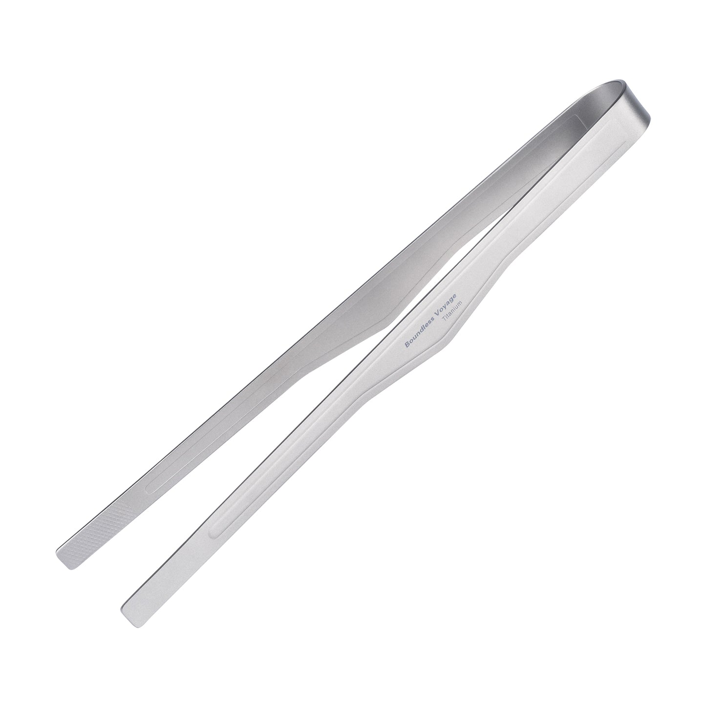 Boundless Voyage 10 inch Titanium Ultralight Grill BBQ Tongs Multipurpose Tweezers for Kitchen Food Tongs Buffet Salad Steak Clip Grill Accessories Anti-scalding