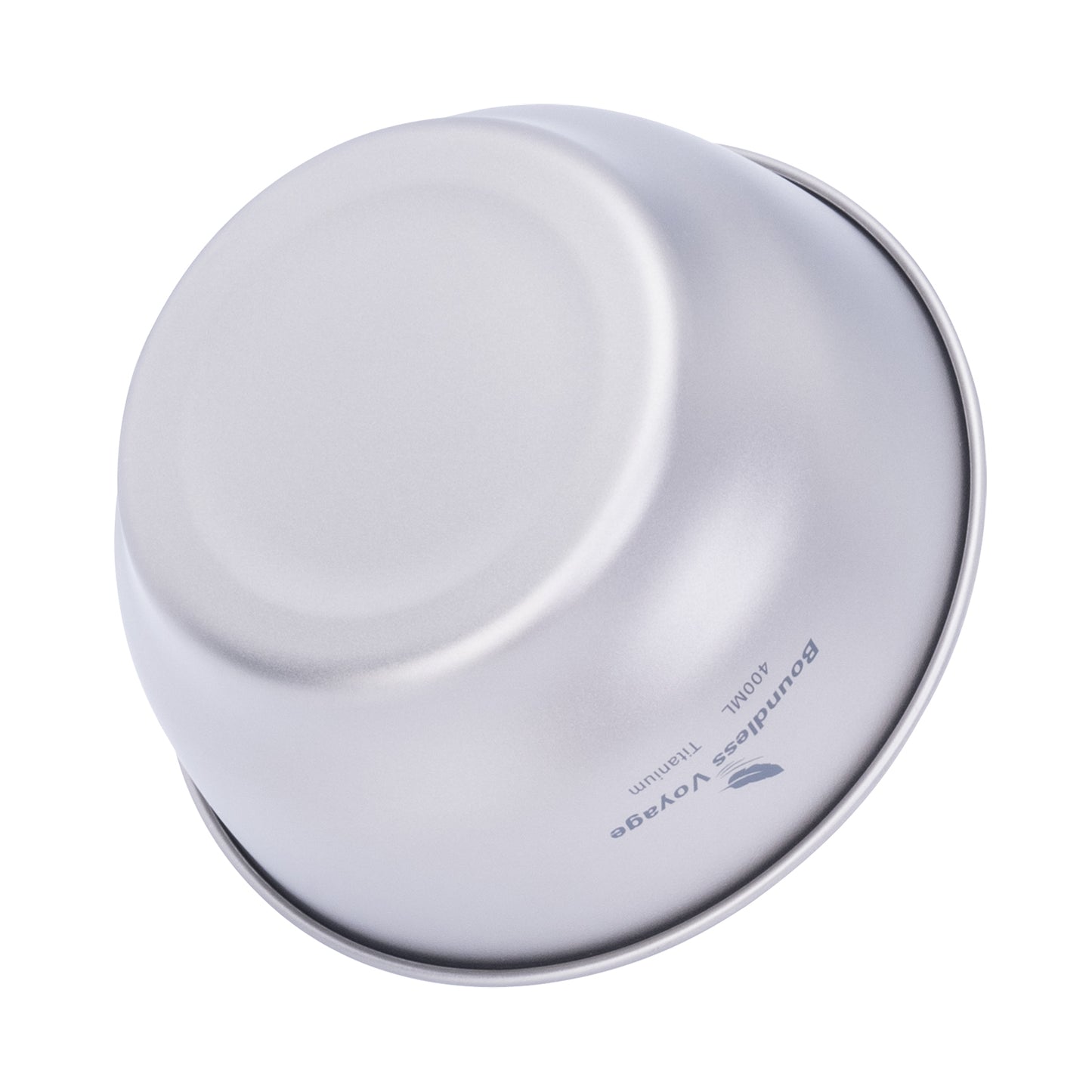 Boundless Voyage Camping Titanium Single-Walled Bowls Lightweight Dish Plate Outdoor Tableware 400ml