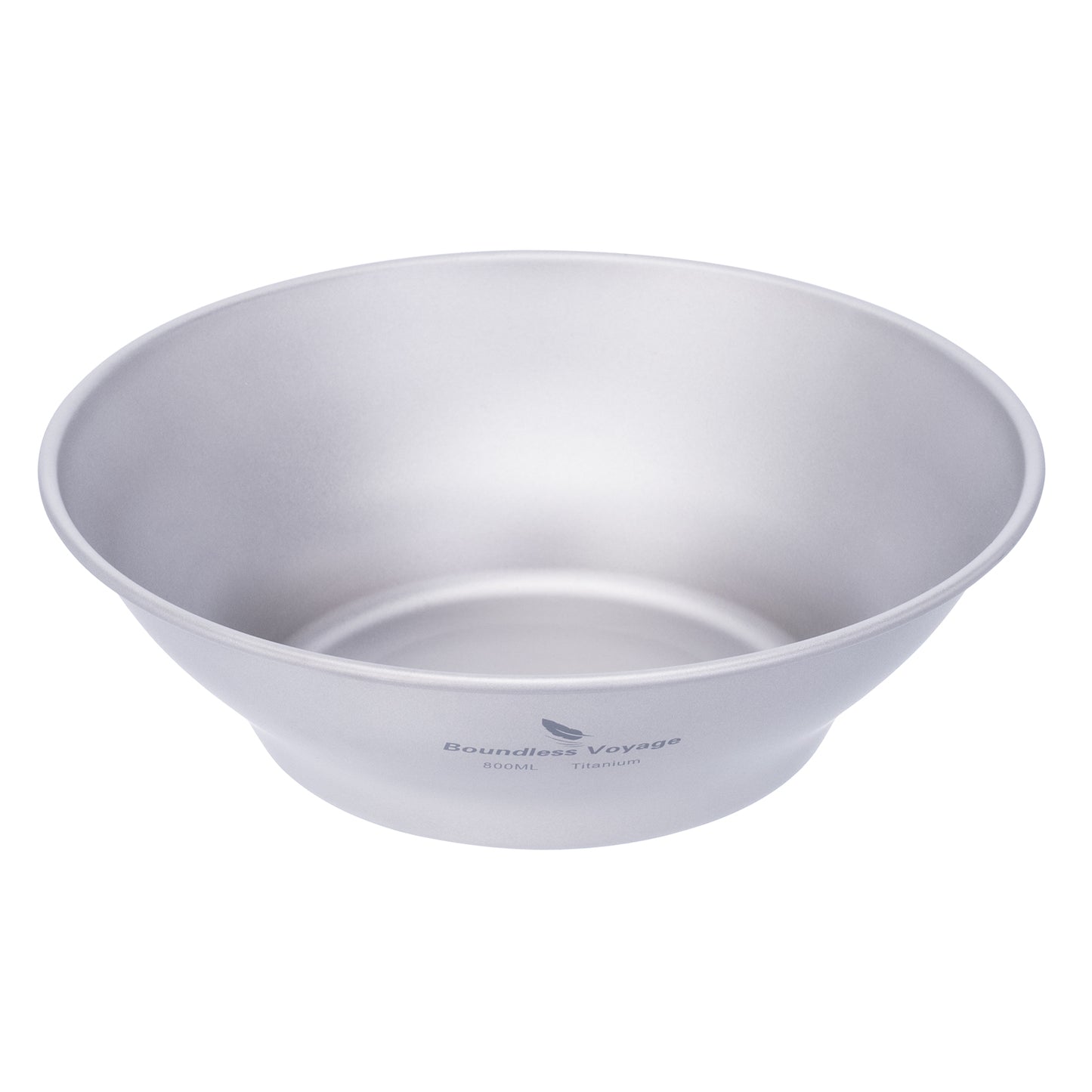 Boundless Voyage Camping Titanium Single-Walled Bowls Lightweight Dish Plate Outdoor Tableware 800ml