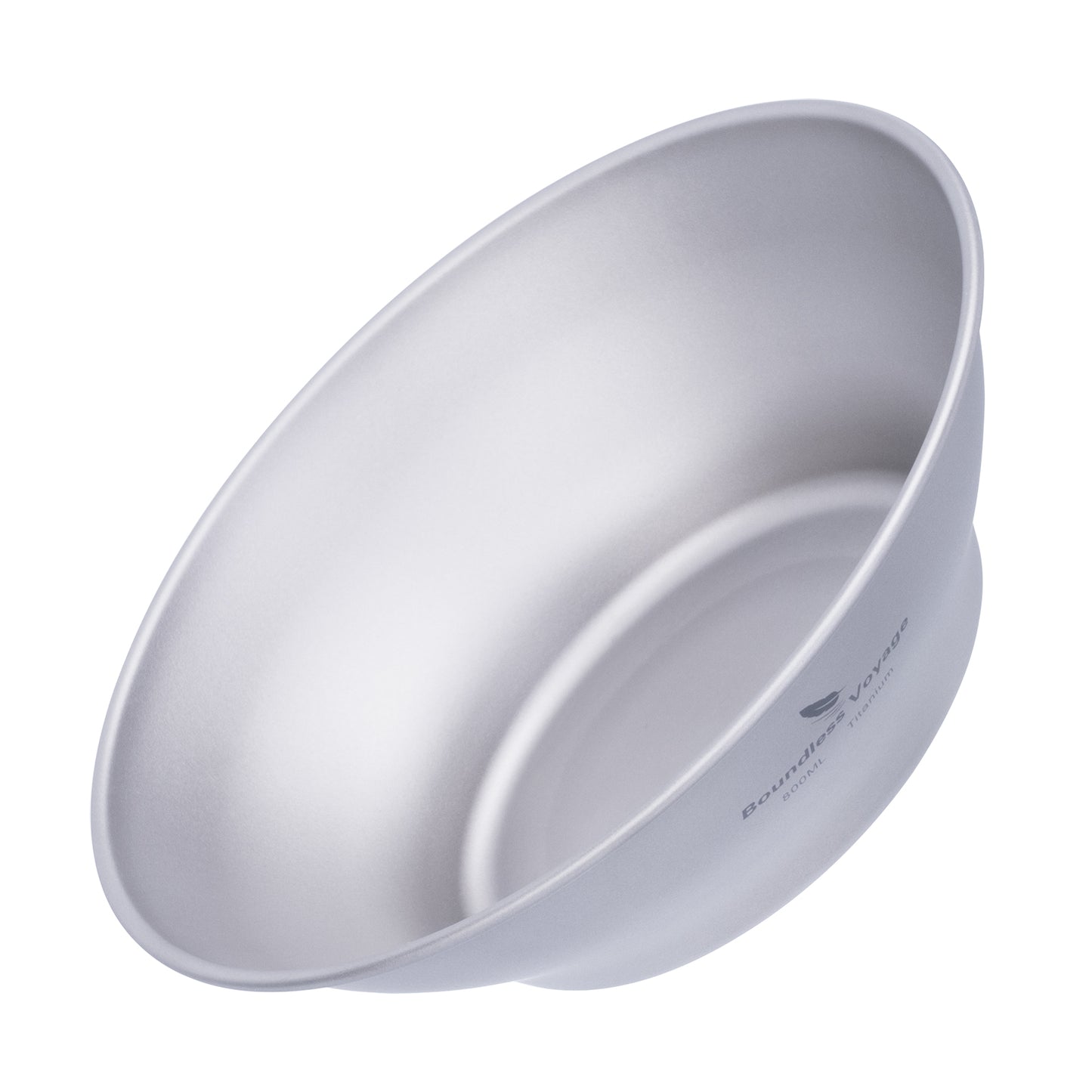 Boundless Voyage Camping Titanium Single-Walled Bowls Lightweight Dish Plate Outdoor Tableware 800ml