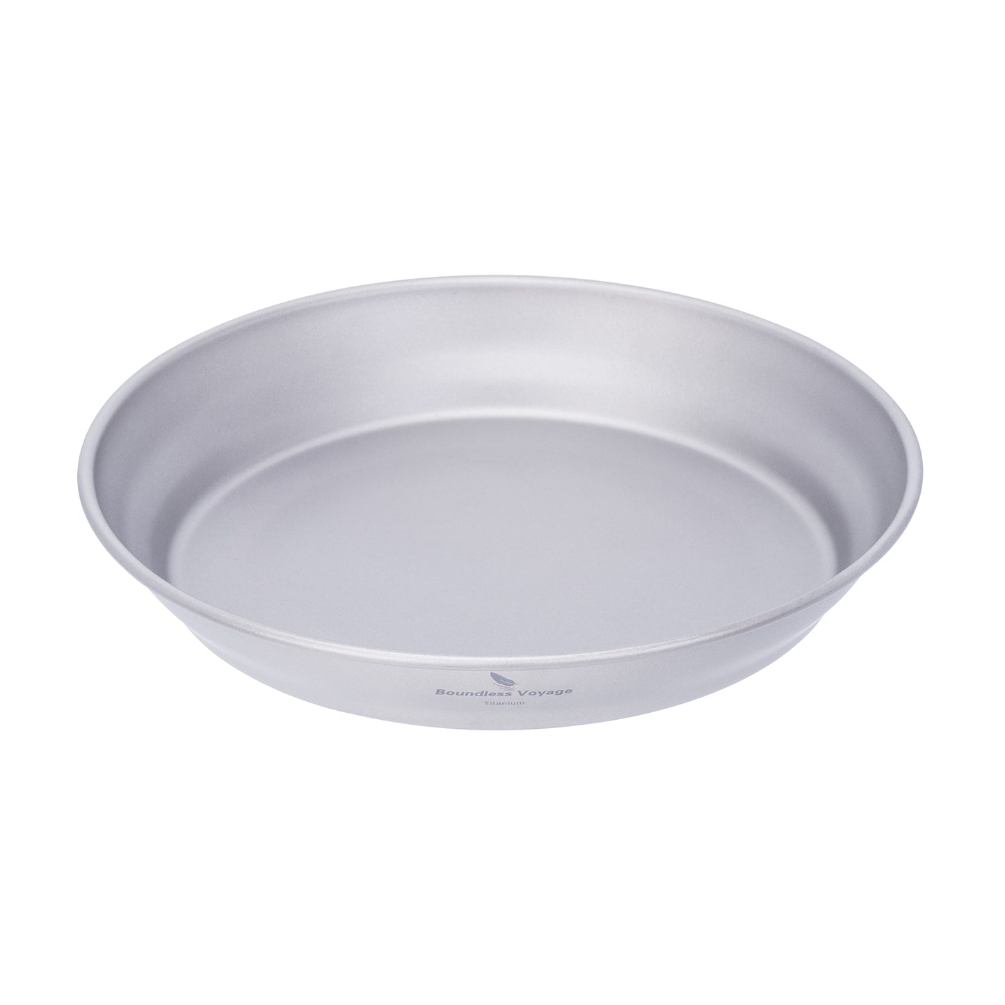 Boundless Voyage Ultralight Titanium Dish with Carry Bag Outdoor Camping Pan Plate Tableware Cookware