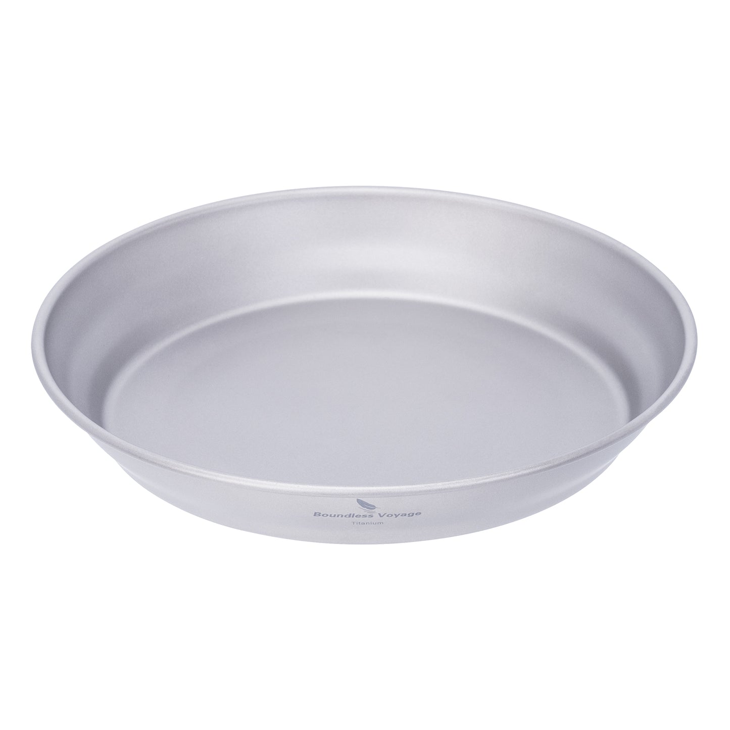 Boundless Voyage Ultralight Titanium Dish with Carry Bag Outdoor Camping Pan Plate Tableware Cookware
