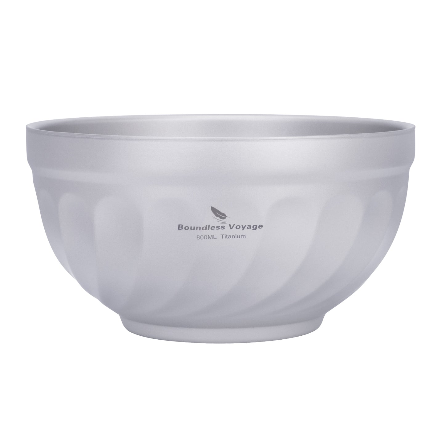 Boundless Voyage 800ml Titanium Double Walled Bowl Rice Soup Oatmeal Yogurt Serving Bowl Ultralight Outdoor Camping Travel Durable Portable Tableware