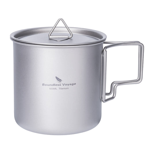 Boundless Voyage Camping Mug Titanium Tea Coffee Cup Lightweight Outdoor Travel Portable Drinkware