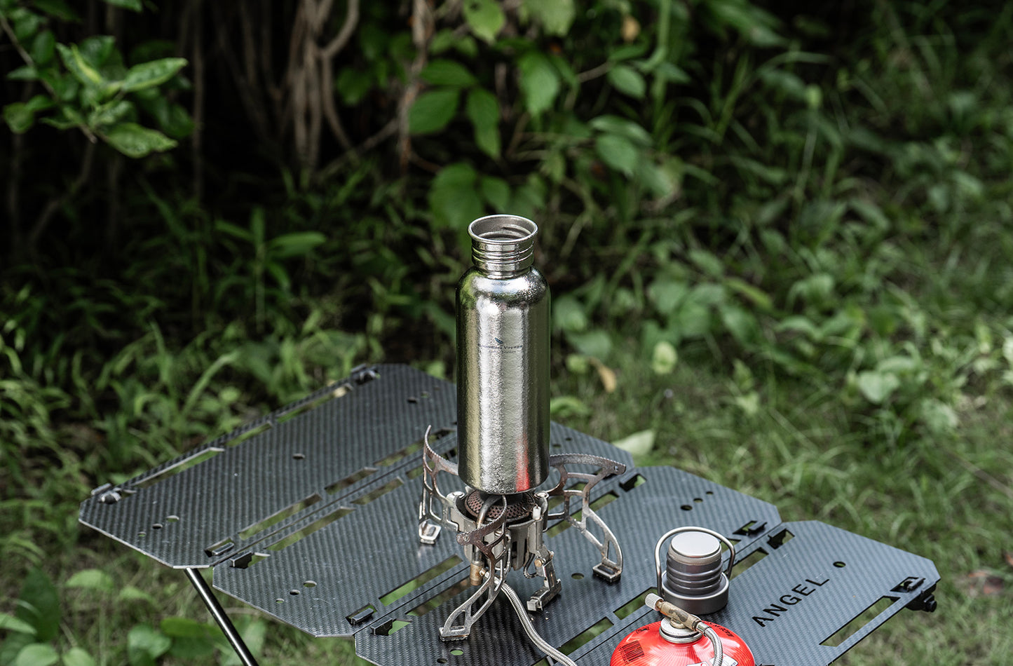 Boundless Voyage Crystal Finish Titanium Water Bottle – Ultralight, Corrosion-Resistant, Perfect for Outdoor & Daily Hydration