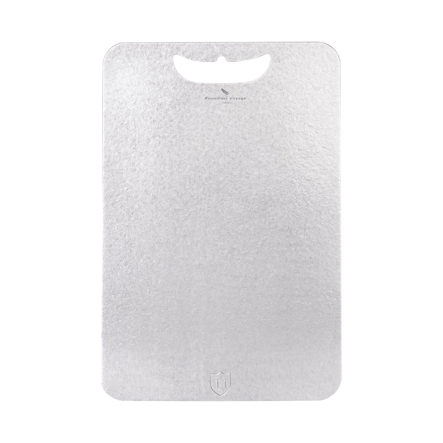 Boundless Voyage Titanium Chopping Board Lightweight Multifunctional Cutting Board with Hanging Hole Camping Fruits Vegetable Meat Metal Chopping Block Cutting Board for Kitchen Home Outdoor