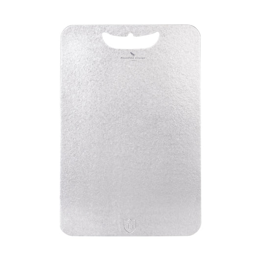 Boundless Voyage Titanium Chopping Board Lightweight Multifunctional Cutting Board with Hanging Hole Camping Fruits Vegetable Meat Metal Chopping Block Cutting Board for Kitchen Home Outdoor