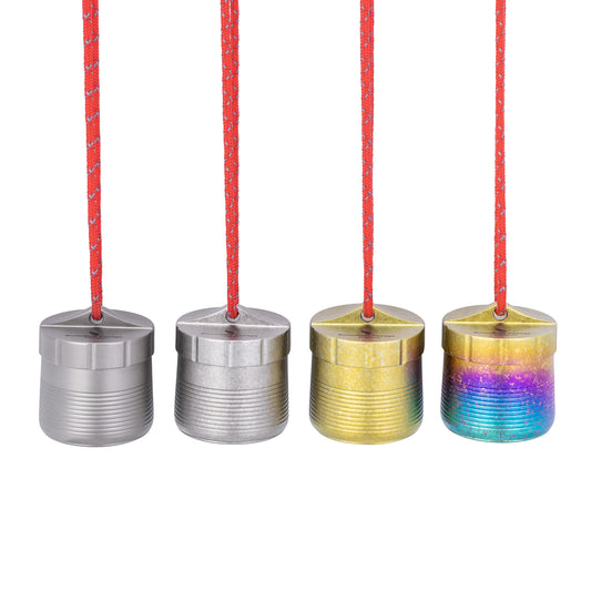 Boundless Voyage Titanium Pill Container – Waterproof Airtight Pill Box with Lanyard for Travel, EDC & Daily Use