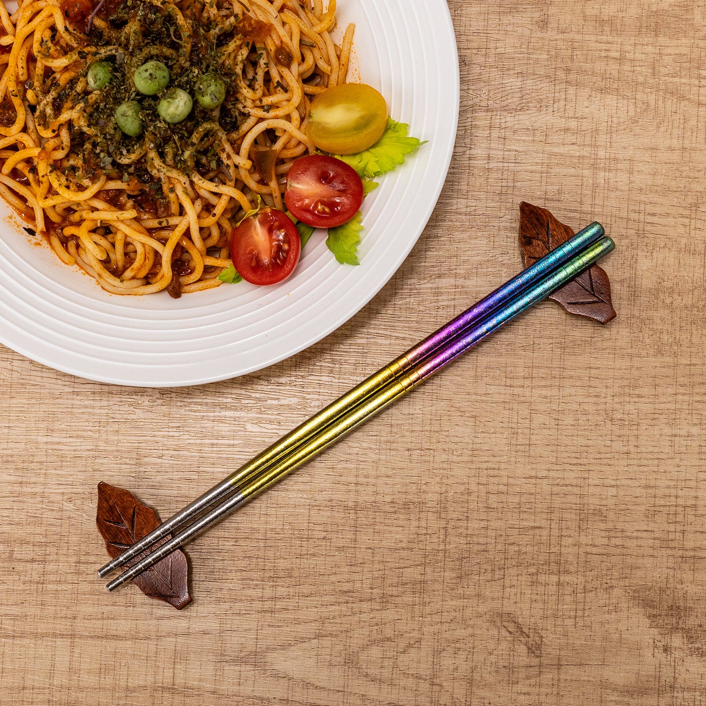 Boundless Voyage Titanium Chopsticks – Crystal Finish Ultralight Anti-Slip Reusable Chopsticks for Camping & Home