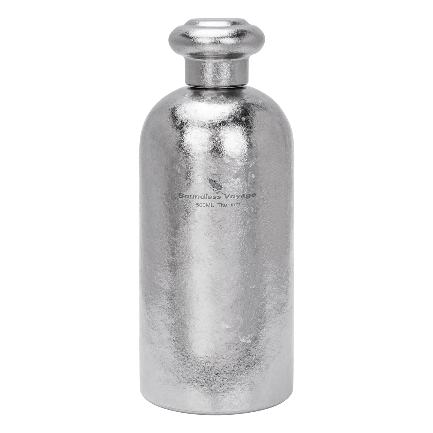 Boundless Voyage 500ml Titanium Hip Flask – Coating-Free Leakproof Liquor Bottle for Camping, Hiking & Travel