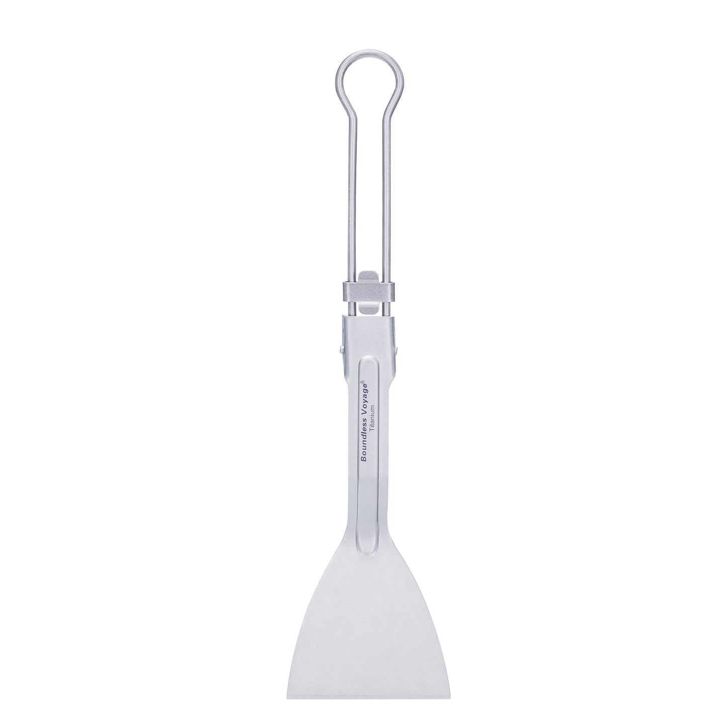Boundless Voyage Titanium Folding Cooking Spatula – Ultralight Beefsteak Frying Shovel for Outdoor & Home Kitchen Use