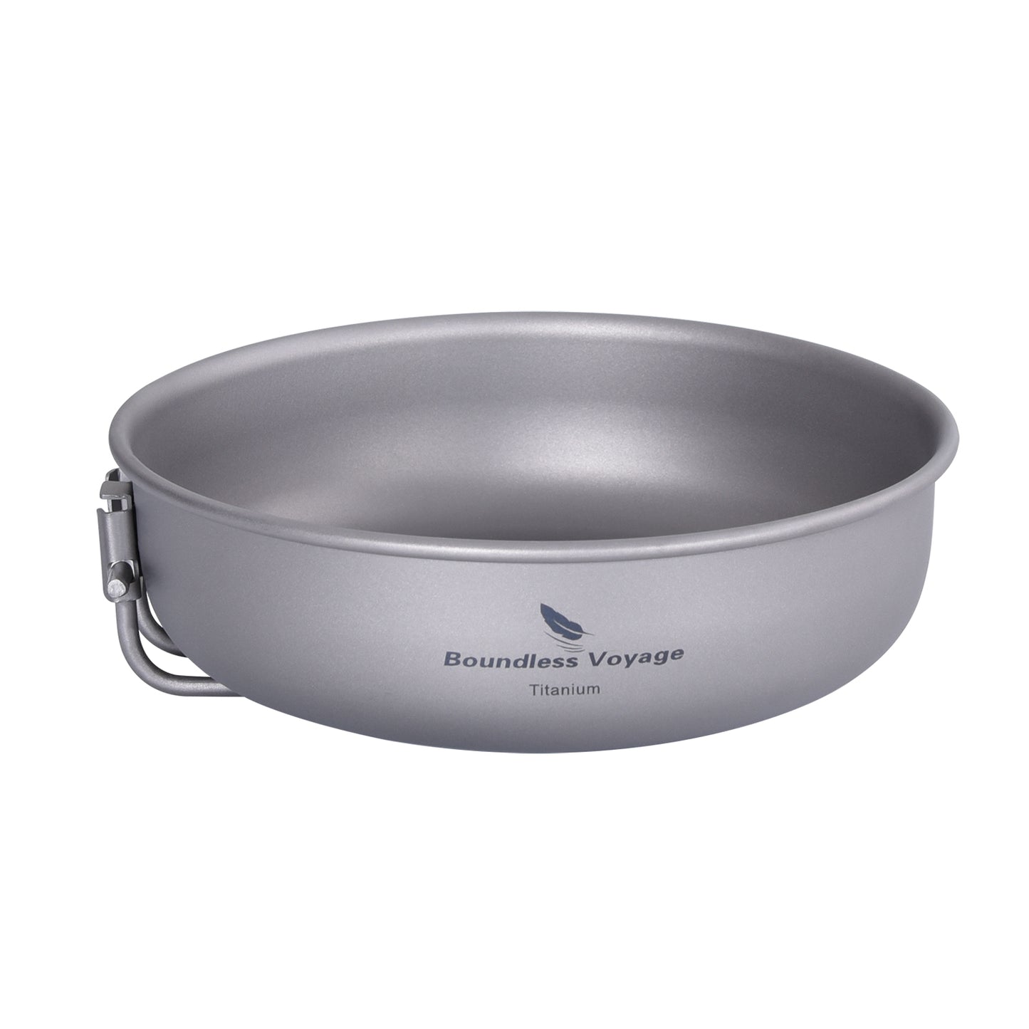 5 inch Titanium Camping Frying Pan – Ultralight Backpacking Cookware for Outdoor Cooking