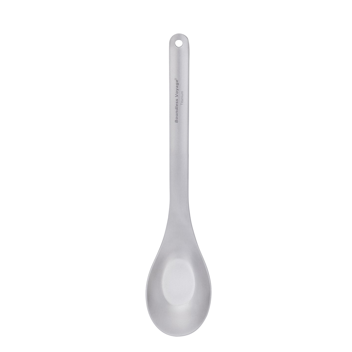 Boundless Voyage Titanium Spoon with Long Handle Outdoor Camping Ultralight Soup Spoon Cutlery Utensil
