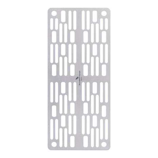 Boundless Voyage Titanium Mini Camping Grill – Ultralight BBQ Grate with Carry Bag for Backpacking, Charcoal Grilling & Outdoor Cooking