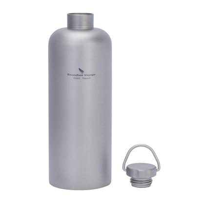 Boundless Voyage 600ml Titanium Bottle – Lightweight, Leak-Proof & Rust-Free for Camping, Hiking & Daily Hydration