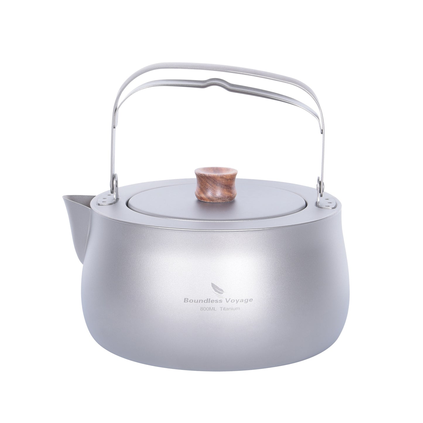 Boundless Voyage Titanium Kettle With Folding Handle Filter Outdoor Camping Teapot Coffee Jug Pot 800ml