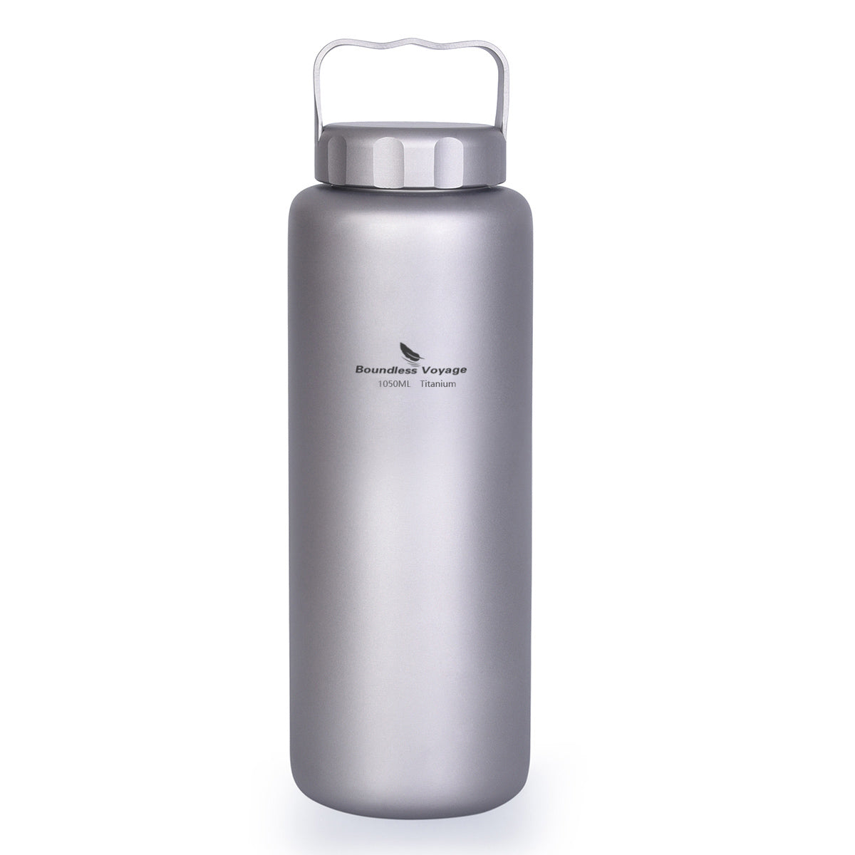 Boundless Voyage 1050ml Titanium Water Bottle – Ultralight, Wide-Mouth Drinkware with Handle for Tea, Coffee & Wine | Camping, Hiking, Cycling & Outdoor Sports