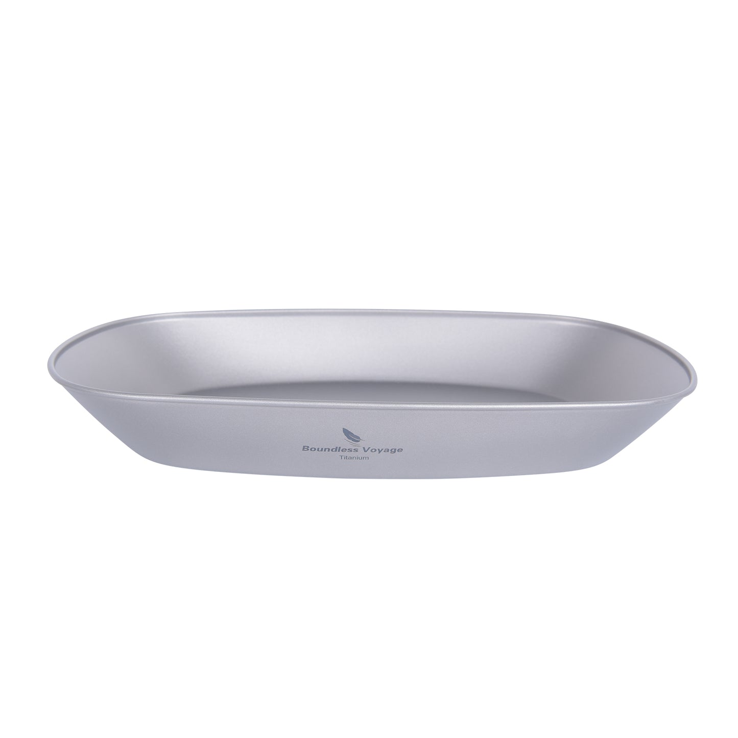 Boundless Voyage Pure Titanium Ultralight Plate – Portable Camping Dish with Carry Bag for Outdoor Tableware & Travel