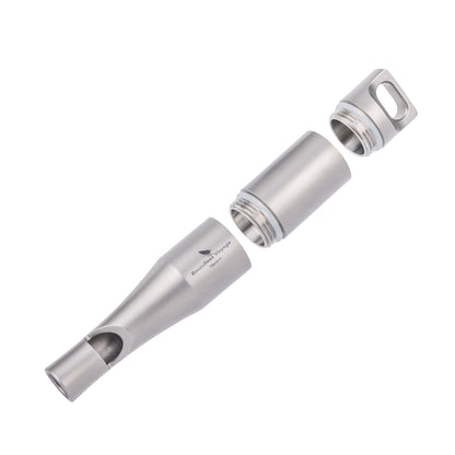 Boundless Voyage Titanium Emergency Whistle – Eco-Friendly TA1 Titanium Survival Safety Whistle with Lanyard | Loud, Lightweight & Durable for Camping, Hiking & Outdoor Sports