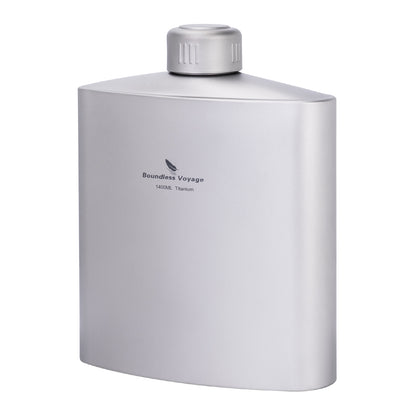 Boundless Voyage Titanium Water Bottle 1.4L – Leak-Proof Anti-Slip Cap, Ultra-Lightweight & Durable, Ideal for Camping, Hiking & Everyday Use