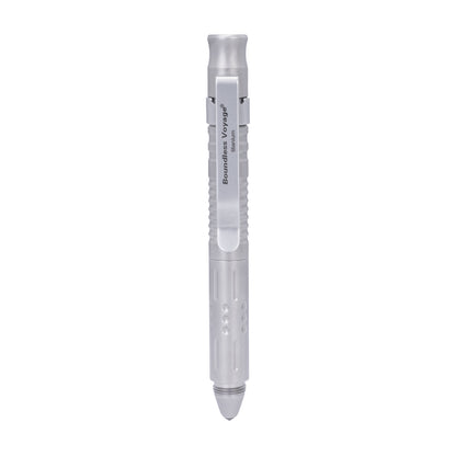 Boundless Voyage Titanium Multifunctional Pen 3-in-1 Outdoor Whistle + Car Window Breaker + Survival Self-Defense Tool