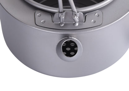 Titanium 1L Kettle with Folding Handle Filter Ultralight Big Capacity Pot For Outdoor Camping