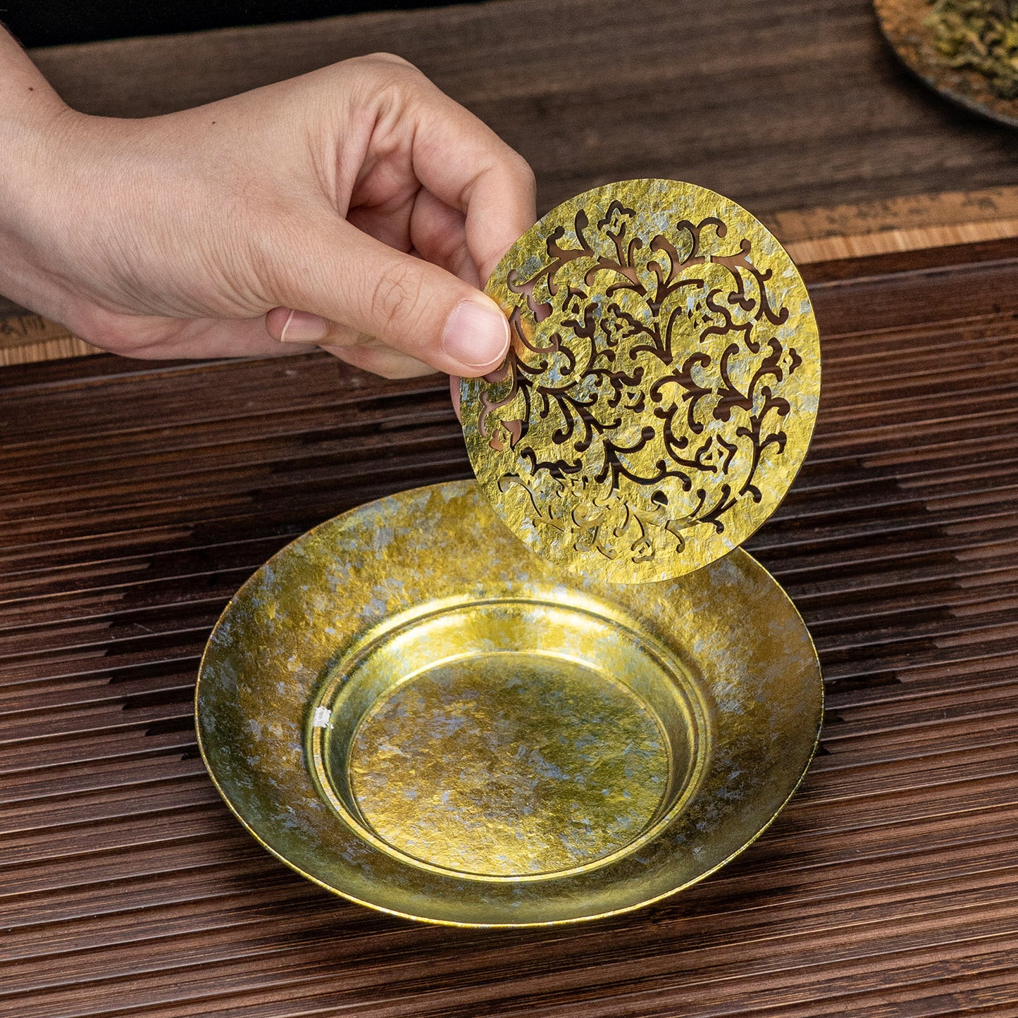 Boundless Voyage Titanium Tea Tray – Detachable Gongfu Tea Drain Tray with Water Storage for Home, Office & Travel