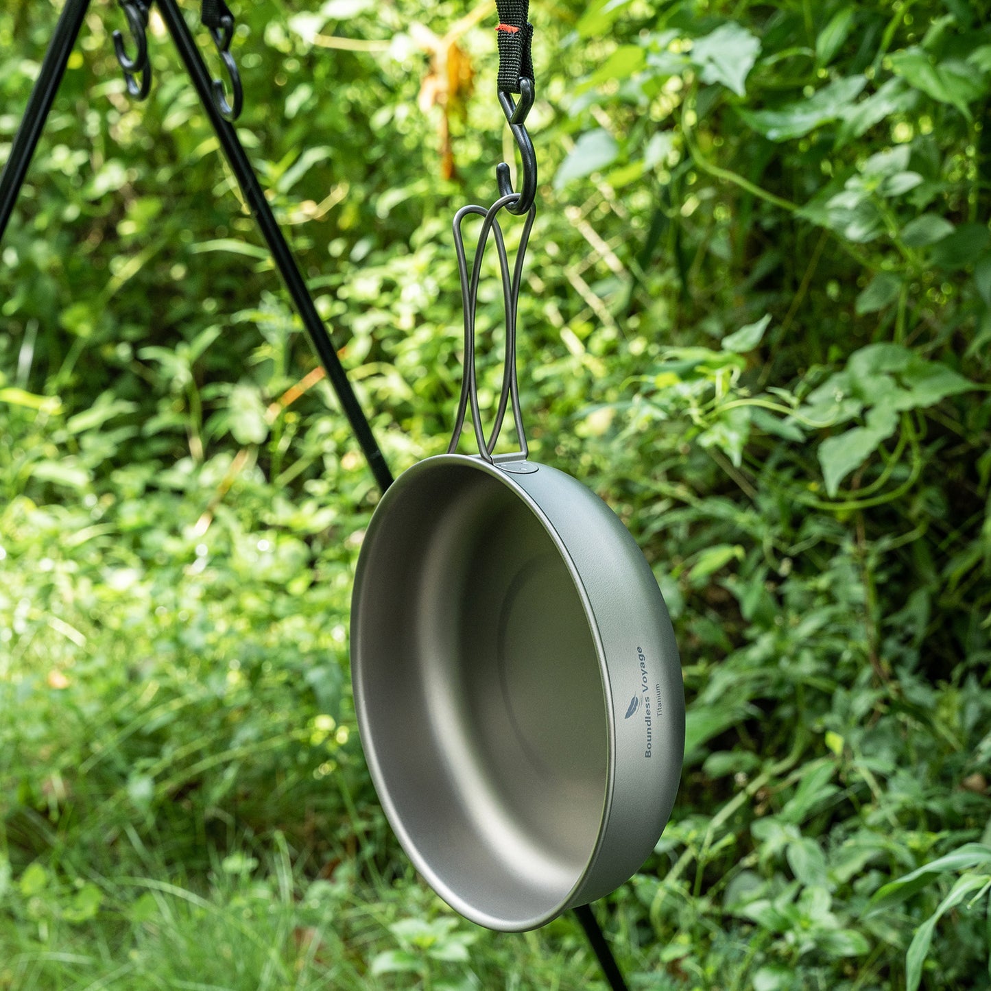 Boundless Voyage Titanium Nonstick Frying Pan 7 Inch – Ultralight, Scratch-Resistant Skillet for Eggs, Pancakes & Everyday Cooking