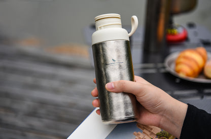 Boundless Voyage 300ml Titanium Vacuum Bottle – Double-Wall Lightweight Coffee & Water Bottle for Travel, Outdoor & Daily Use