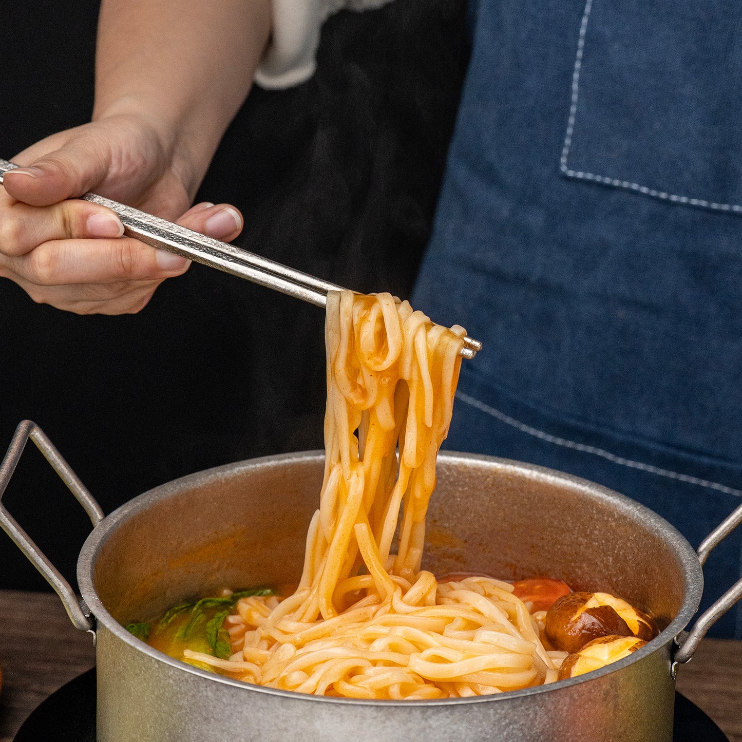 Boundless Voyage 23cm Pure Titanium Chopsticks | Solid Ultralight Reusable Food-Grade Chopsticks | Durable Travel & Camping Tableware